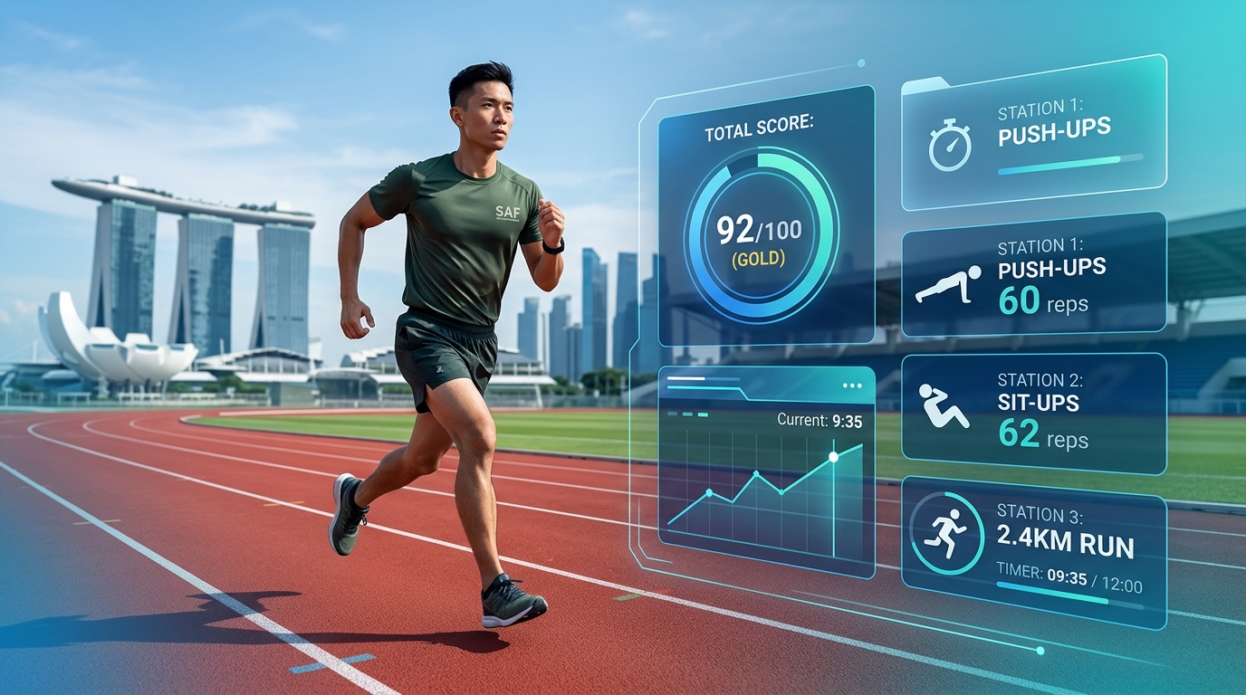 IPPT Calculator Singapore 2026: Score, Points & Awards